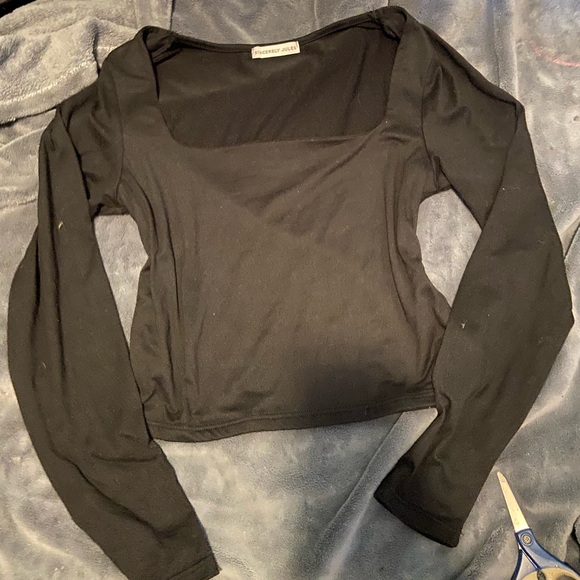 Black square neck long sleeve - Picture 1 of 1